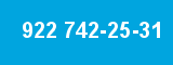 922 742-25-31 922 742-25-31